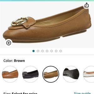 Tan Michael Kors flats